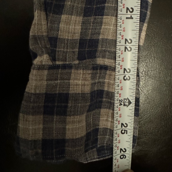 Eleventy Platinum Grey/L Blue/D Blue XXL Button Down Long Sleeve Plaid Shirt - Picture 11 of 11